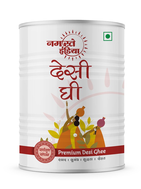 Namaste India Premium Desi Ghee with 31+ RM (Tin Pack)